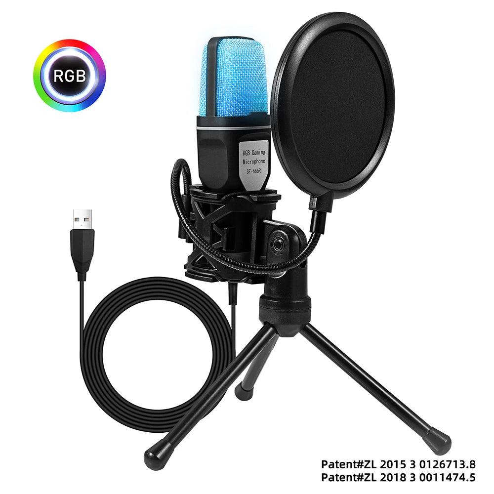 Gearfrag SF-666R RGB Gaming Microphone