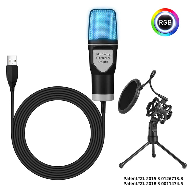 Gearfrag SF-666R RGB Gaming Microphone