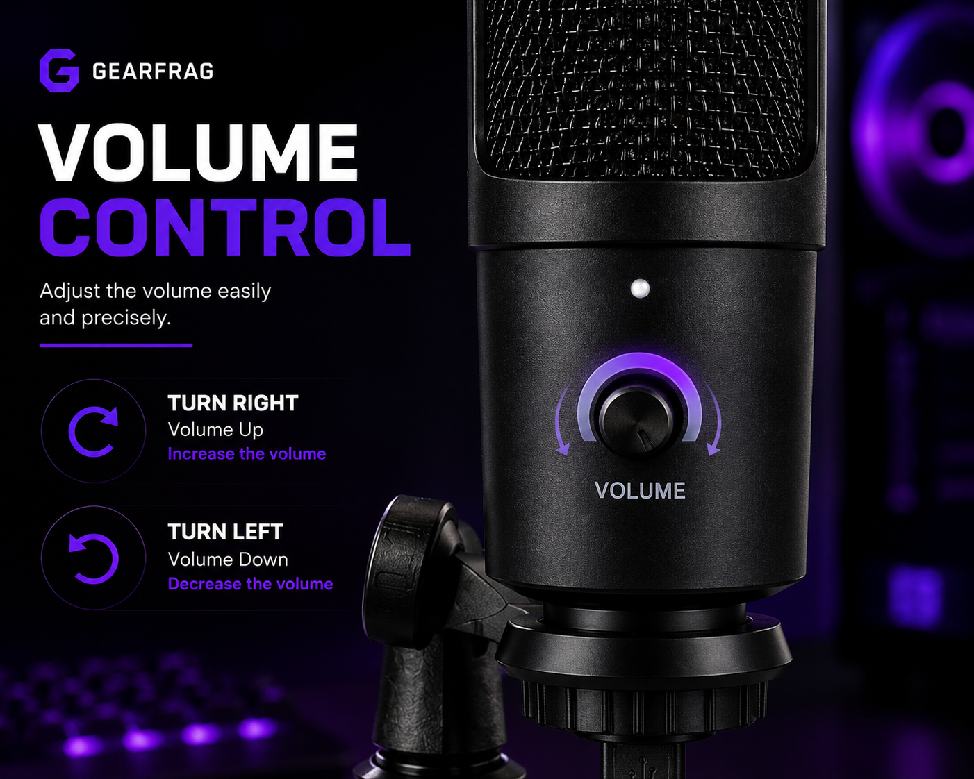 GEARFRAG Professional USB Condenser Microphone