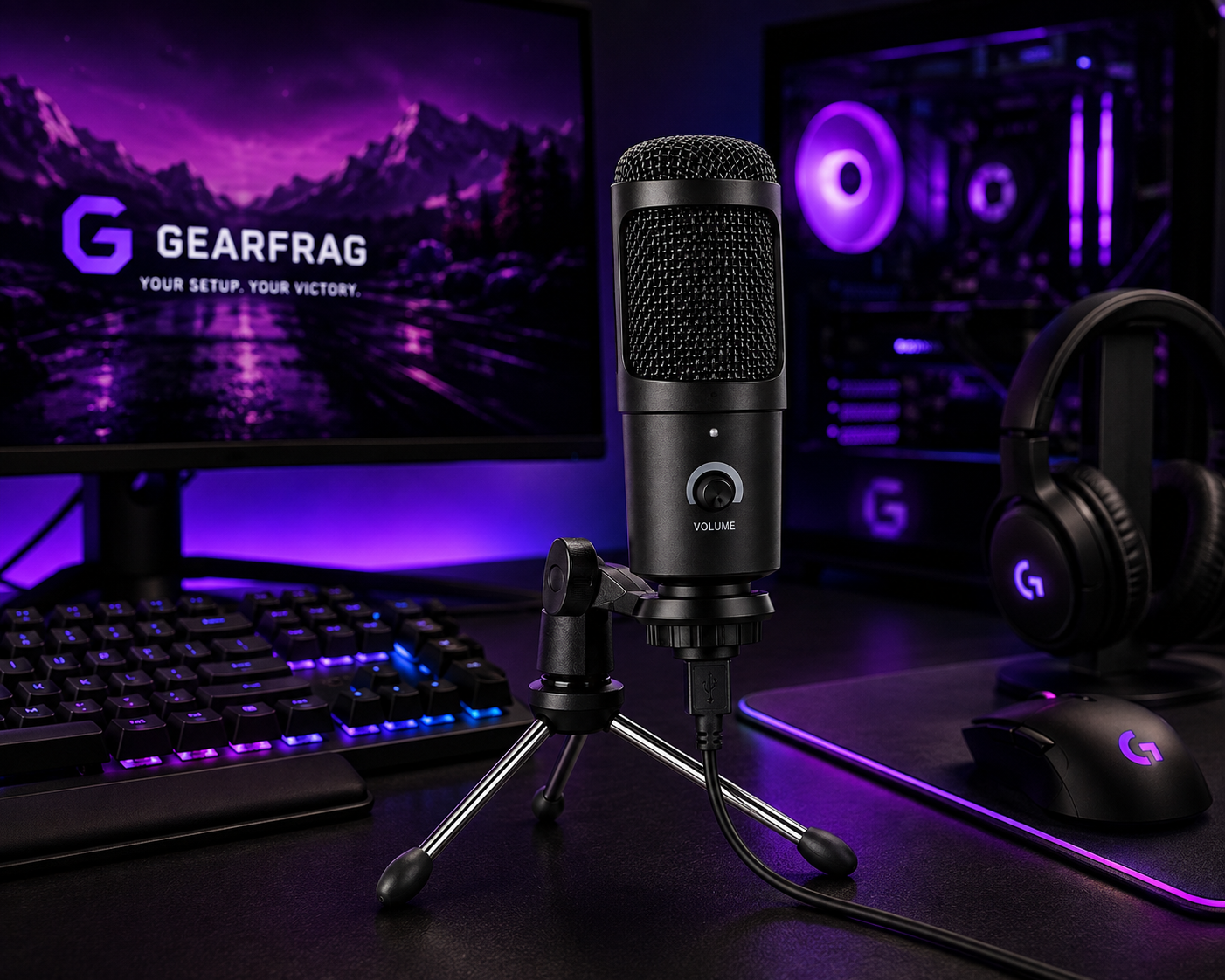 GEARFRAG Professional USB Condenser Microphone
