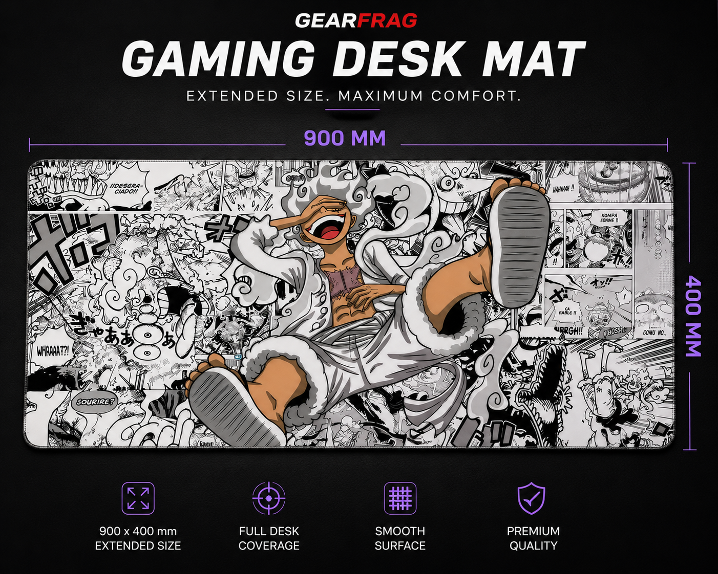 GEARFRAG Anime Gaming Desk Mat