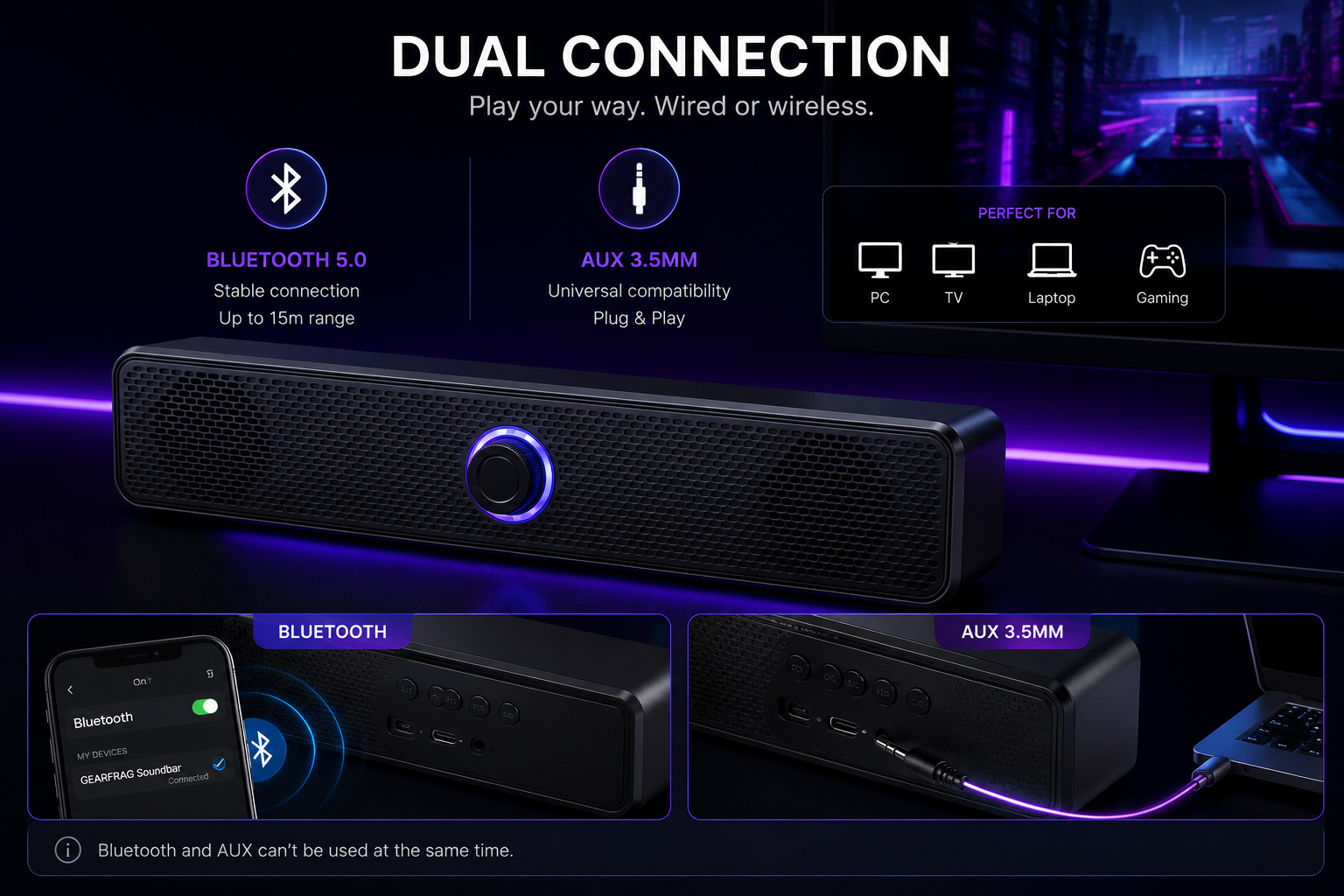 Gearfrag Soundbar 3D Surround