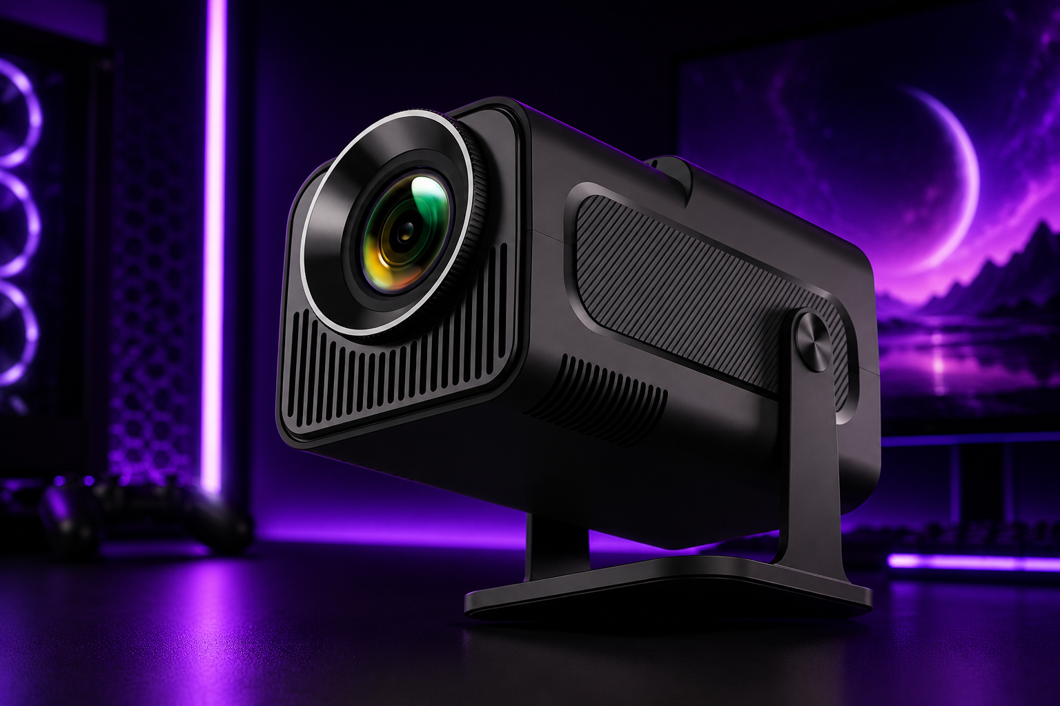 HY320 Mini Gearfrag — Projecteur HD Android
