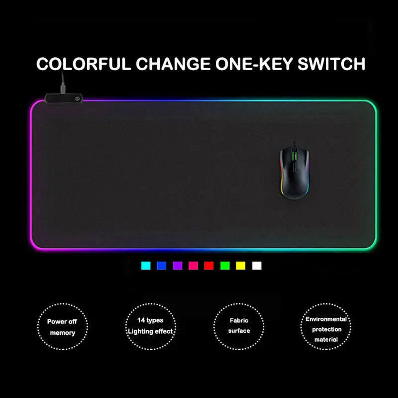 Tapis de Souris Gaming RGB Gearfrag