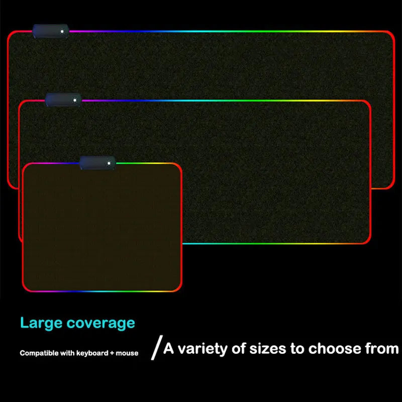 Tapis de Souris Gaming RGB Gearfrag
